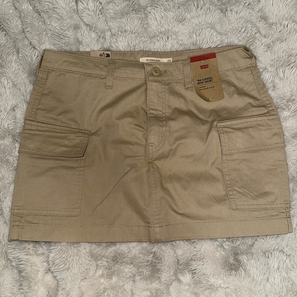Levi's Dresses & Skirts - Levi's Women's Beige Mini Skirt